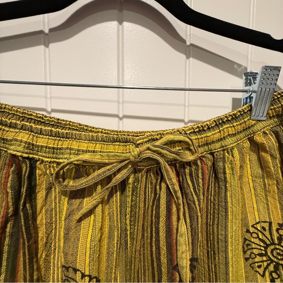 NEW CottonPatchwork Boho Harem Jogger Pants - Picture 4 of 13